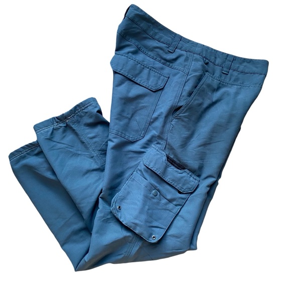 Grundens Breakwater Utility Pants 32 R Gray Cargo Fishing Lightweight SPF 50 - Picture 7 of 12